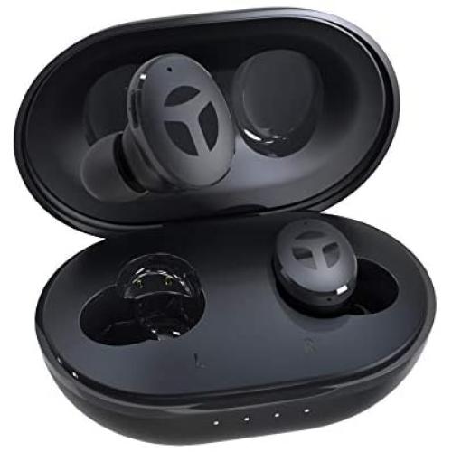 TRANYA M10 Bluetooth 5.0 Wireless Earbuds with Wireless Charging Case TWS Stereo Headphones in Ear 14.2mm Driver Quad-Mic System aptX Headset Premium Sound with Deep Bass