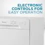 Danby DDW621WDB Countertop Dishwasher with 6 Place Settings, 6 Wash Cycles and Silverware Basket, Energy Star-Rated with Low Water Consumption and Quiet Operation