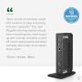 Plugable USB 3.0 and USB-C Universal Laptop Docking Station for Windows and Mac (Dual Video HDMI, Gigabit Ethernet, Audio, 6 USB Ports)