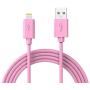 iPhone Charger MFi-Certified Lightning Cable - Made for iPhone X / 8/8 Plus / 7/7 Plus / 6/6 Plus / 5S (6FT Pink)