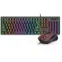 Redragon S107-BA Gaming Keyboard and Mouse Combo Wired Mechanical Feel RGB LED Backlit Keyboard 3200 DPI Gaming Mouse for Windows PC (Keyboard Mouse Combo)