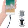 iPhone Charger,Lightning Cable 3Pack 10Ft Sundix iPhone Charger Cable Nylon Braided Charging Cable Cord Compatible X 8 8plus 7 7plus 6s 6s Plus More-Blue