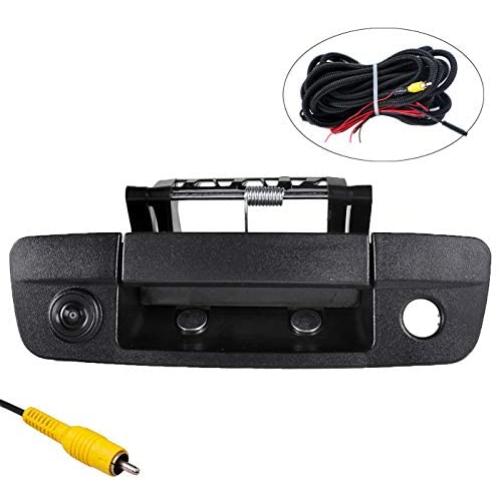 Omotor for Dodge Ram 1500 2009 2010 2011 2012 2014 2015 2016 2017 Black Tailgate Backup Reverse Handle with Camera
