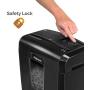 Fellowes 9C4 9-Sheet Powershred Cross-Cut Deskside Paper Shredder