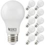 Sunco Lighting 10 Pack A19 LED Bulb, 3W=25W, 2700K Soft White, 250 LM, Dimmable, E26 Base, Indoor Light - UL