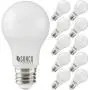 Sunco Lighting 10 Pack A19 LED Bulb, 3W=25W, 5000K Daylight, 250 LM, Dimmable, E26 Base, Indoor Light - UL