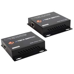 J-Tech Digital ProAV HDMI Extender Over Single Cat5e/6 Cable TCP/IP 1080p IR Remote - Up to 400 [TX + RX]