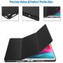 JETech Case for iPad Air 3 (10.5-inch 2019) and iPad Pro 10.5, Smart Cover Auto Wake/Sleep Cover, Black