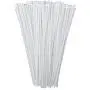 100 Pack KOOWIN 12 Inch 50 Lbs Tensile Strength Self-Locking Eco-Friendly Nylon Plastic Cable Zip Ties Heavy Duty White Wire Tie Wraps for Home, Office, Garden, Garage, Workshop (Medium, 100pcs)