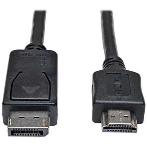 TRIPP Lite DisplayPort to HDMI Cable Adapter, DP to HDMI (M/M), DP2HDMI, 1080P, 10 ft. (P582-010),Black