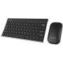 Arteck Bluetooth Keyboard and Mouse Combo Ultra Compact Slim Stainless Full Size Keyboard and Ergonomic Mice for Computer/Desktop/PC/Laptop/Surface and Windows 10/8/7 Built in Rechargeable Battery