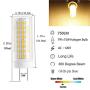 G8 Led Bulb, All New 75W Halogen Bulb Replacement, Dimmable 7W T4 G8 Led Lamps, G8 Bi-pin Base Bulb, AC120V 720lm, Under Cabinet Counter Light, Kitchen Lighting and Puck Lights, Warm White 4pack