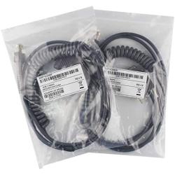 Partshe 2-Pack LS2208 RS232 Serial Cable for Symbol Barcode Scanner LS2208 LS1203 LS2208 LS 4208 LS4278 LS7708 LS9208 RJ45 to DB9 Cable 9ft CBA-R02-C09PAR