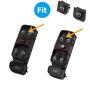 Moonlinks Window Switch Button Covers for Mercedes Benz C CLK Class, Front Left and Right Window Switch Repair Button Caps（2 Pieces,Fits Mercedes Benz W203 C230 C240 C280 C320 C350 C32 C55,W208）
