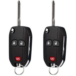 Flip Key Fob fits 2007-2016 Buick Cadillac GMC Chevy Saturn Keyless Entry Remote (15913420), Set of 2