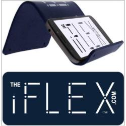 iFLEX Cell Phone Stand and Tablet Stand for Air Travel, Work and Home – Flexible Phone Holder is The Perfect iPhone Stand and Holds Any Mobile Device – Non-Slip Grip, Strong and Durable