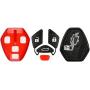 KeylessOption Keyless Entry Remote Uncut Blank Car Key Blade Fob Case Shell Button Pad Outer Cover Repair for 2007-2012 Mitsubishi Eclipse Lancer Galant