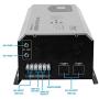 AMPINVT 6000W Peak 18000W Pure Sine Wave Power Inverter Charger DC 24V to 120V/240V AC Output RV Converter with Battery AC Charger LCD Display,Low Frequency Solar Inverter