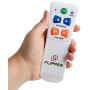 Flipper Big Button TV Remote for Elderly - Universal Simple to Read, Proprietary Favorite Channels, Supports IR TVs, Cable, Satellite & Soundbars -