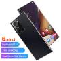 Smartphone Unlocked,6.9in HD 1440x3088 Smartphone, Perforated Screen Dual Cards Dual Standby Smartphone for Android 10.0,Dual Camera: 1300W+ 1600W,Support 128G Memory Card(Black) 