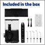 Waterpik CC-01 Complete Care 9.0 Sonic Electric Toothbrush + Water Flosser, Black, Medium