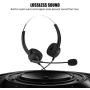 3.5mm Cell Phone Headset,Corded Noise Canceling Call Center Headset,Telephone Headphones with Microphone for Telephone Counseling Service (Optional Dual 3.5 mm)