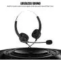 3.5mm Cell Phone Headset,Corded Noise Canceling Call Center Headset,Telephone Headphones with Microphone for Telephone Counseling Service (Optional Dual 3.5 mm)