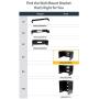 StarTech.com 6U Wall Mount Network Equipment Rack - 14 Inch Deep - 19'' Patch Panel Bracket for Shallow Server Equipment- 44lbs Capacity (WALLMOUNT6), Black
