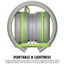 AILIHEN I35 Kid Headphones with Microphone Volume Limited 85dB Children Girls Boys Teen Lightweight Foldable Wired Headset for School Online Course Chromebook Cellphones Tablets (Grey/Green)