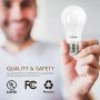 Linkind Dimmable A19 LED Light Bulbs, 100 Watt Equivalent, E26 Base, 2700K Soft White, 15.5W 1600 Lumens CRI80+ 120V, UL Listed FCC Certified, Energy Star, Pack of 6