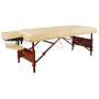 Master Massage 30'' Del Ray Pro Portable Massage Table Package, Sand Color, Luxurious with 3'' Thick Cushion of Foam