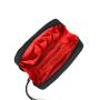 Patu Handy Beauty Stuff Carry Case, Makeup Cosmetic Bag, Women Facial Cleanser Skincare Kit Pouch, Pencil Clutch, Portable Electronics Accessories Organizer, Black