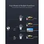WiFi Extender - WiFi Repeater, WiFi Booster Covers Up to 2500 Sq.ft and 30 Devices, Up to 1200Mbps Dual Band WiFi Repeater with Ethernet Port, Wireless Signal Booster for Home WiFi Extender - WiFi Repeater, WiFi Booster Covers Up to 2500 Sq.ft and 30 Devices, Up to 1200Mbps Dual Band WiFi Repeater with Ethernet Port, Wireless Signal Booster for Home