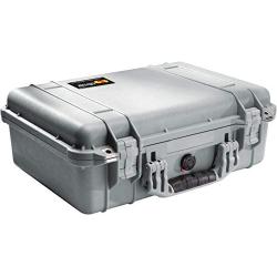 Pelican 1500 Camera Case With Foam (Silver)