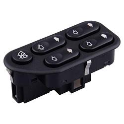 IDIYA New Auto Replacement Part # 7S6514529AA 7S65-14529-AA 4L5514529AA Electric Window Power Control Switch Button 4 Way 8+3 Pin Driver Side for Ranger Fiesta Ecosport 2004-2008 (1 Pack)