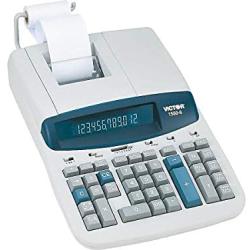 Victor 15606 1560-6 Two-Color Ribbon Printing Calculator, Black/Red Print, 5.2 Lines/Sec