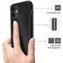 Mkeke Compatible with iPhone 11 Case, Clear Cover for 6.1 Inch Black
