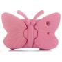iPad case for Kids, Feitenn 3D Cartoon Butterfly Non-Toxic EVA Light Weight Kid Proof Shockproof case with Kickstand for ipad 5/ ipad 6 /ipad pro 9.7/ New iPad 2017 case ( Pink)