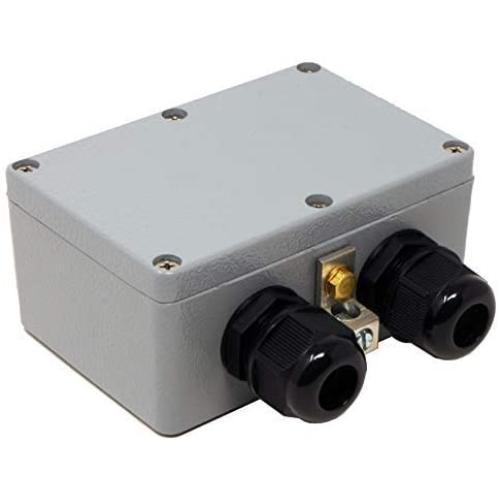 Waterproof Ethernet Surge Protector PoE+ Gigabit - GDT Gas Discharge Tube - RJ45 Lightning Suppressor - LAN Network CAT5/CAT6 Thunder Arrestor - GbE 1000 Mbps - Weather/Water Resistant - Tupavco TP306
