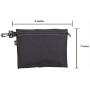 CLC Custom Leathercraft 1100 Multi-Purpose Clip-on Zippered Poly Bags, 3 Pack