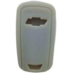 New Gray 4 Buttons Key Cover for Flip Folding Key Case Cover Silicone cover for 2010 2011 2012 2013 2014 Camaro