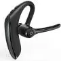 Bluetooth Headset V5.0 Wireless Bluetooth Earpiece, 16 Hrs HD Talktime Noise Reduction Handsfree Headset with Microphone for iPhone/Android/Samsung/Laptop - Black