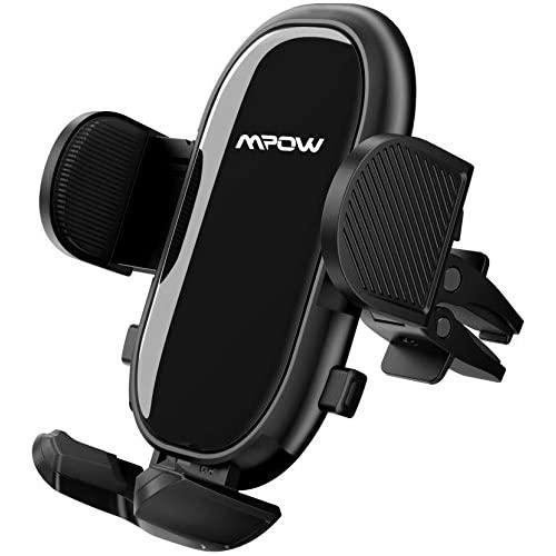 Vent Car Phone Mount, Mpow High Grade Mirror Car Phone Holder with Stable Clip, Adjustable Support Feet Car Mount Compatible with iPhone 12 SE 11 Pro Max XS XR, Galaxy Note 20 S20 S10 and More