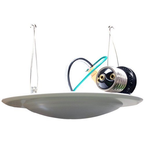 Morris Products Surface LED Recessed Lighting Retrofit Kit – for Recessed Downlighting, Alternative to Incandescent Lights – Energy Efficient, Dimmable, DOB Technology – 4000K, 14.5 Watts, 6”