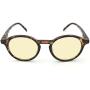 J+S Vision Blue Light Shield Computer Reading/Gaming Glasses - 0.0 Magnification - Anti Blue Light 100% UV Protection - High Definition Lens, Round Glossy Tortoise Frame