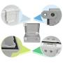 Ogrmar ABS Plastic Dustproof Waterproof IP65 Junction Box Universal Durable Electrical Project Enclosure With Lock (11.8''x7.8''x6.3'')