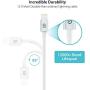 Syncwire iPhone Charger Cable Lightning Cable, [Apple MFi Certified] High Speed iPhone Charging Cable for iPhone 11/11 Pro/11 Pro Max/X/XS/XR/XS/8/8 Plus/6S/6 Plus/SE 2020//iPad/iPod - 3.3ft/1M White