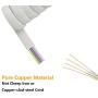 Telephone Phone Handset Cable Cord,Uvital Coiled Length 1.56 to 13 Feet Uncoiled Landline Phone Handset Cable Cord RJ9/RJ10/RJ22 4P4C(White,4 PCS)