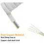 Telephone Phone Handset Cable Cord,Uvital Coiled Length 1 Foot Landline Phone Handset Cable Cord RJ9/RJ10/RJ22 4P4C(White,2 PCS)