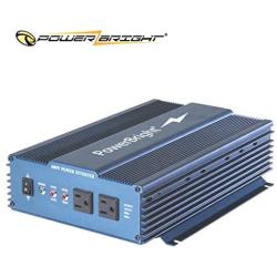 PowerBright 24 Volts Pure Sine Power Inverter 600 Watt, True Sine Continuous 24 Volt DC to 120 Volt AC - Perfect for an Emergency, Hurricane, Storm Outage